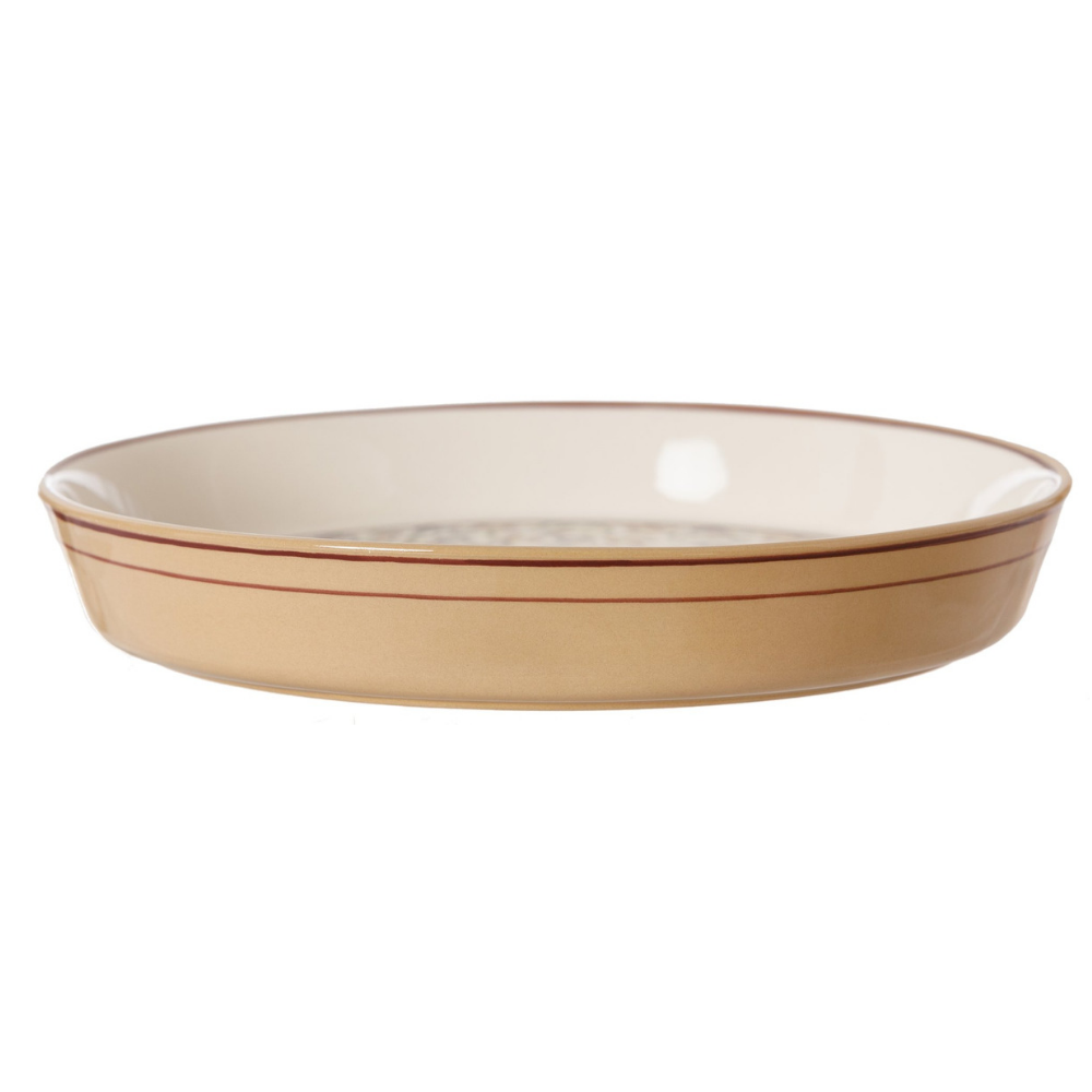 Large Quiche Dish Wild Flower Meadow