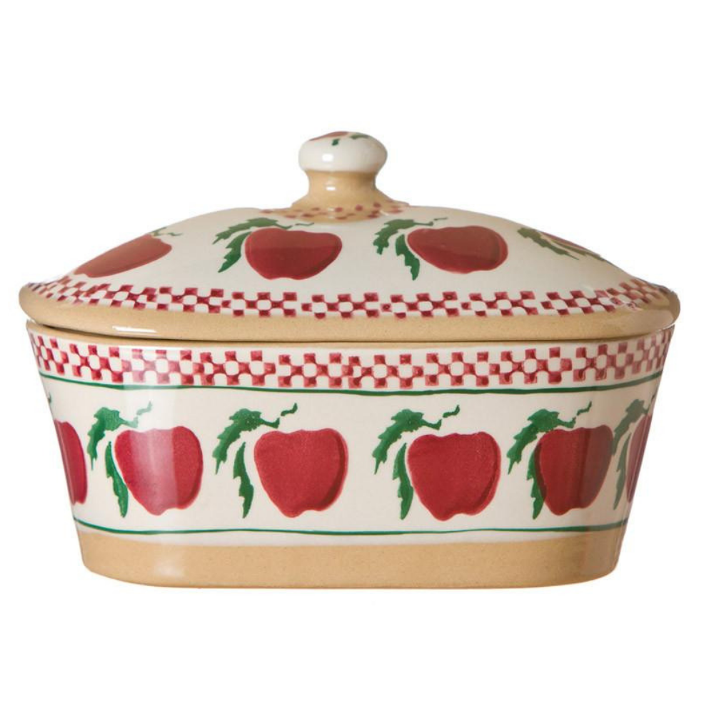 Covered Butter Dish Apple
