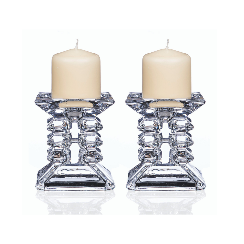 Ziggy Pillar Candleholders