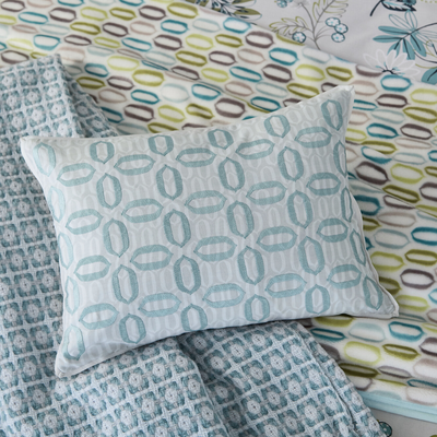 Amalie Cushion 30cm x 40cm- Aqua