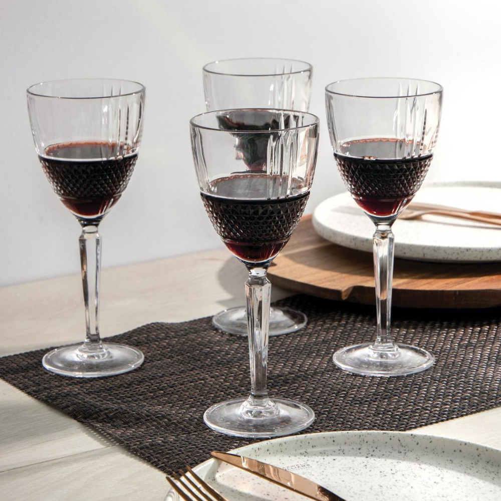 Verona Set of Four Red Wine Glasses