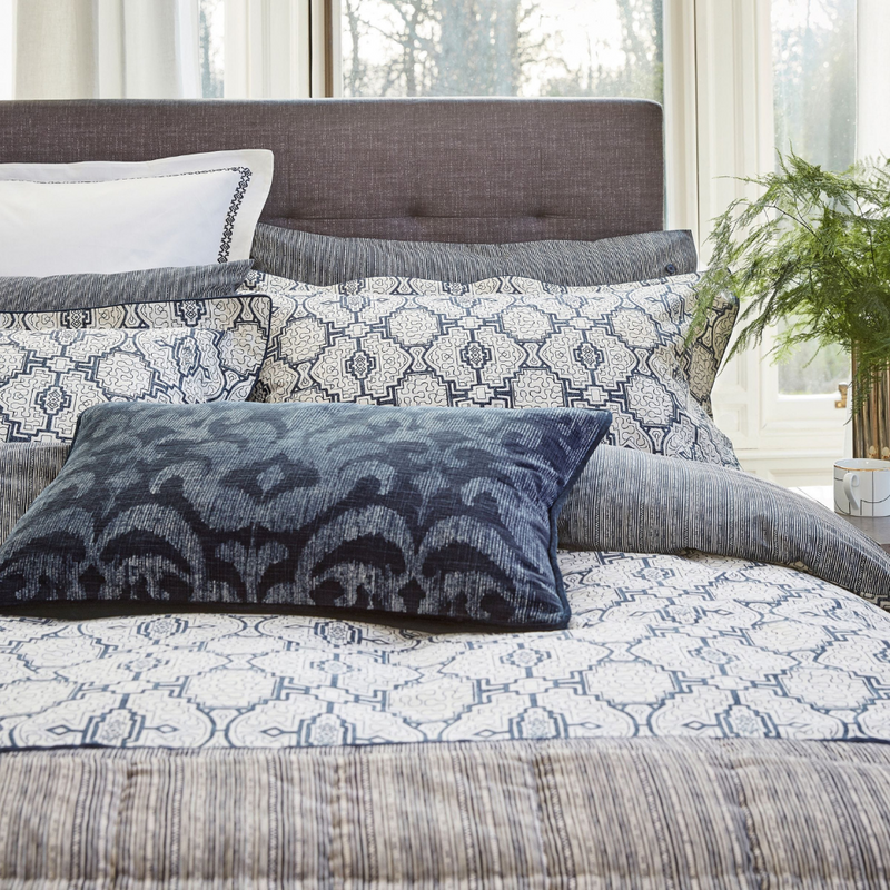 Kateri Duvet Cover-Midnight
