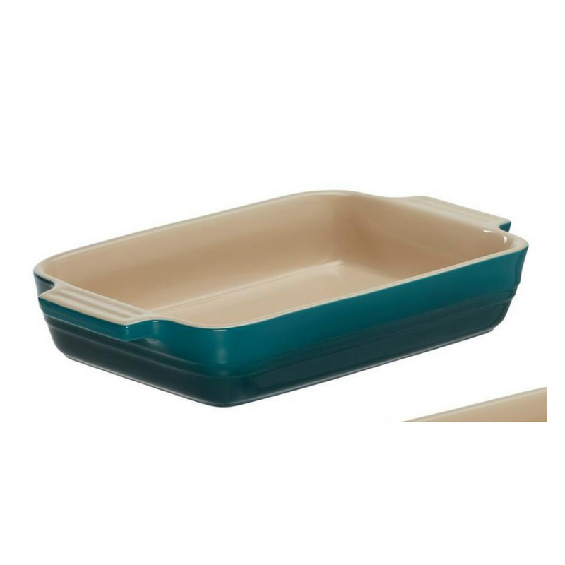 Deep Teal Rectangular Dish 25cm