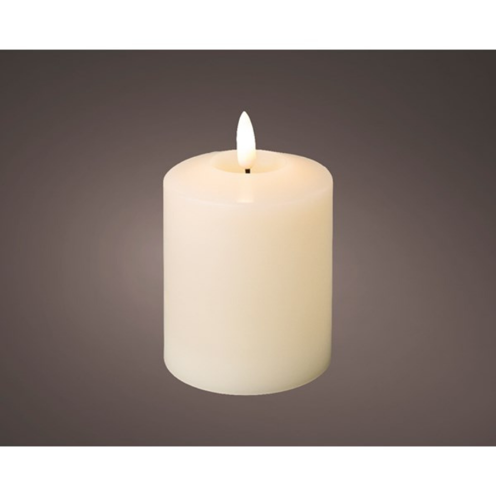 Battery operated LED Wax Church Candle