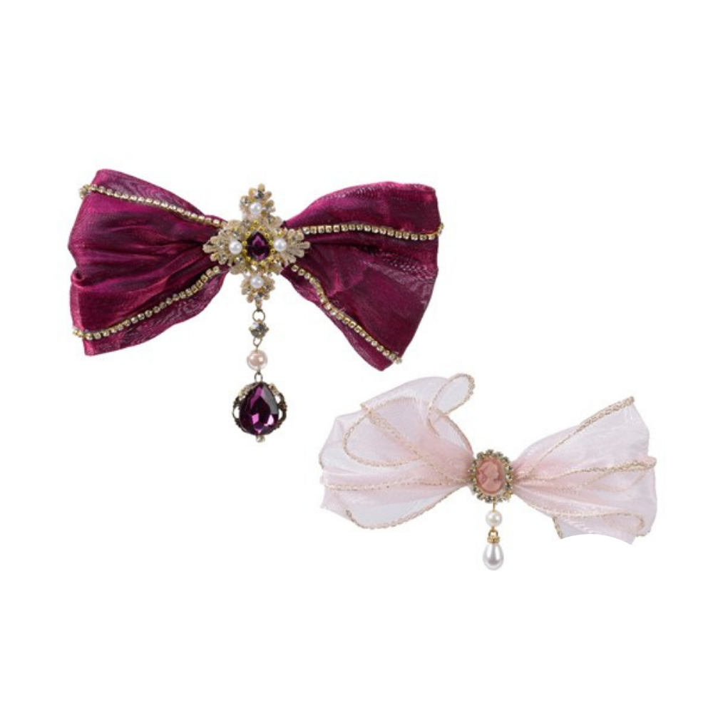 Organza Bow Clip on Decorations