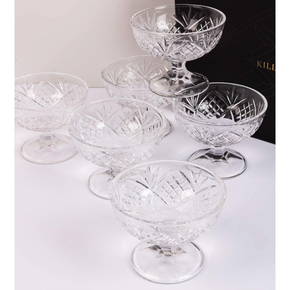 Trinity Dessert Glasses, Set of 6 - The Gift & Art Gallery