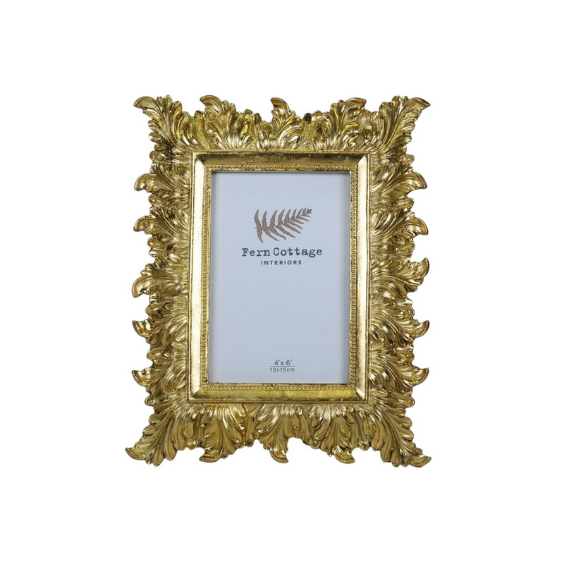 Gold Feathered Frame