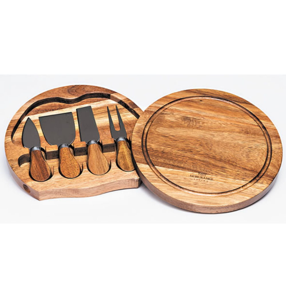 Round Cheese Board Set