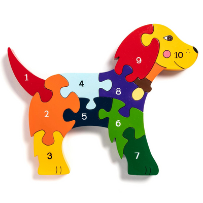 Number Dog Jigsaw Puzzle