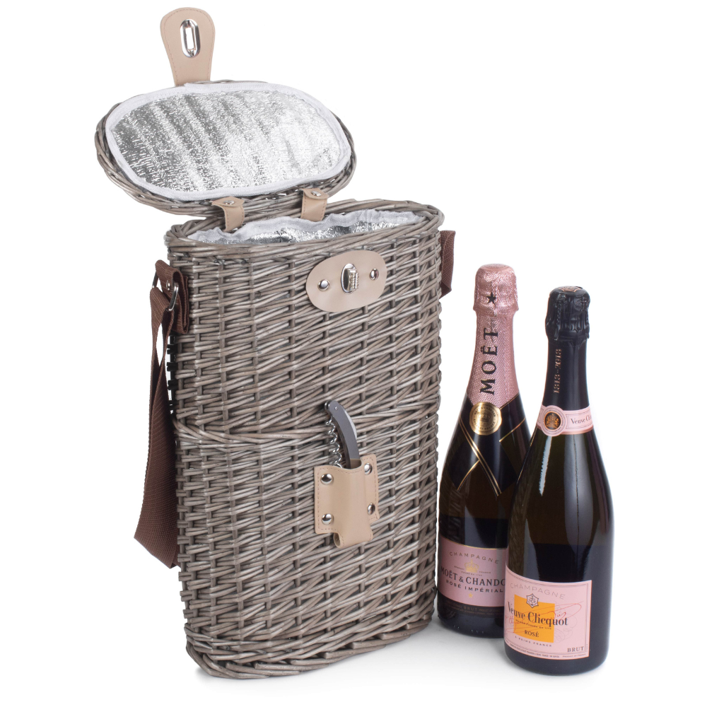 2 Bottle Chilled Carry Basket