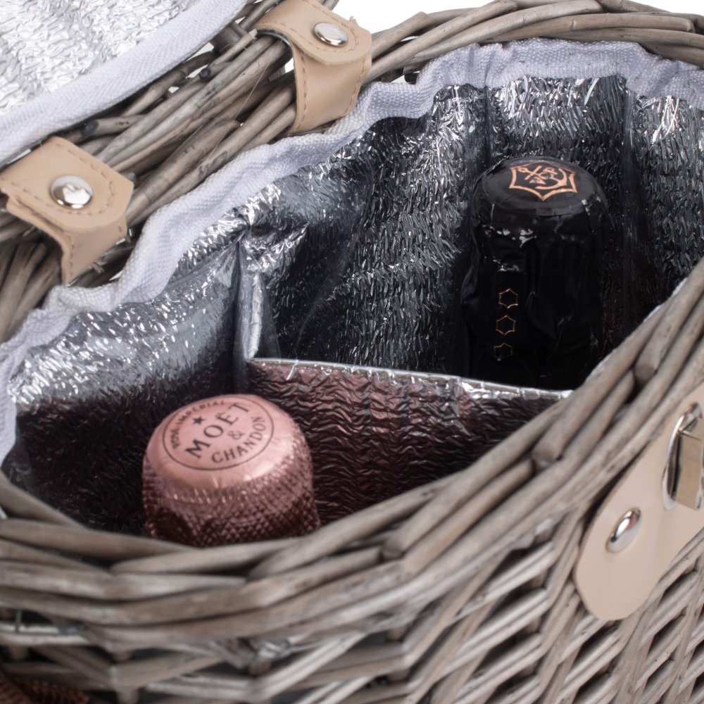 2 Bottle Chilled Carry Basket