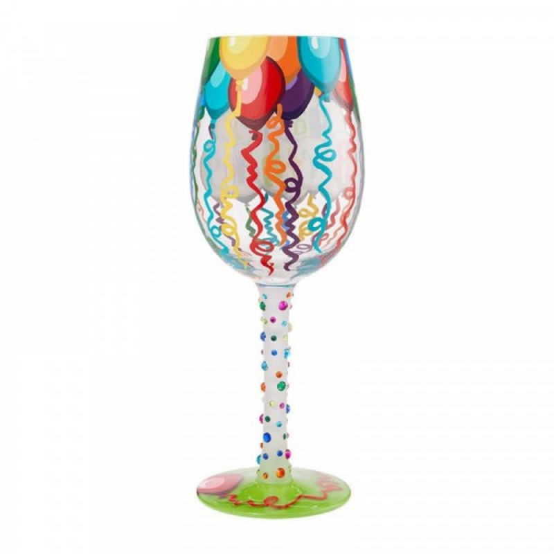 Happy Birthday Wine Glass