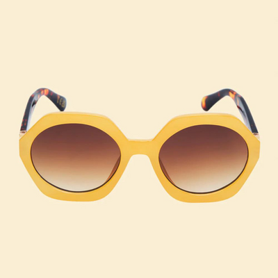 Luxe Georgia - Custard/Tortoiseshell Sunglasses