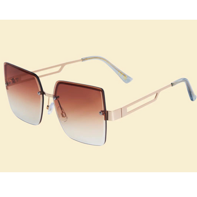 Luxe Dahlia - Gold Sunglasses