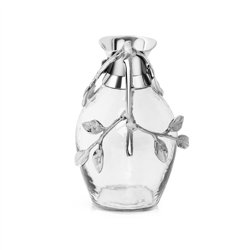 Glass Jug with Leaf Handle