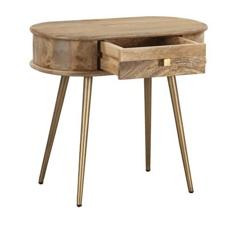 1 Drawer Table - Mango Wood
