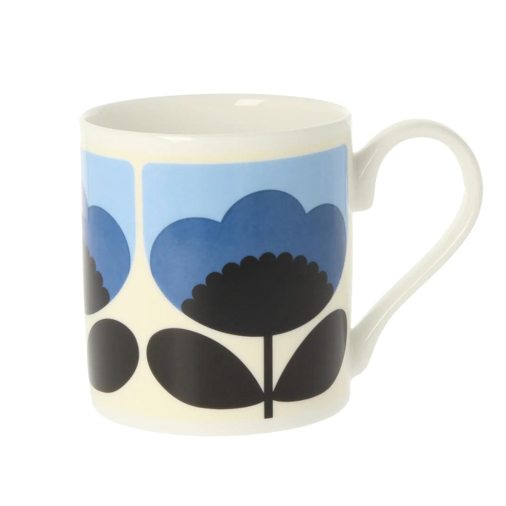 Orla Kiely 'Spring Bloom Blue' Mug - 350ml