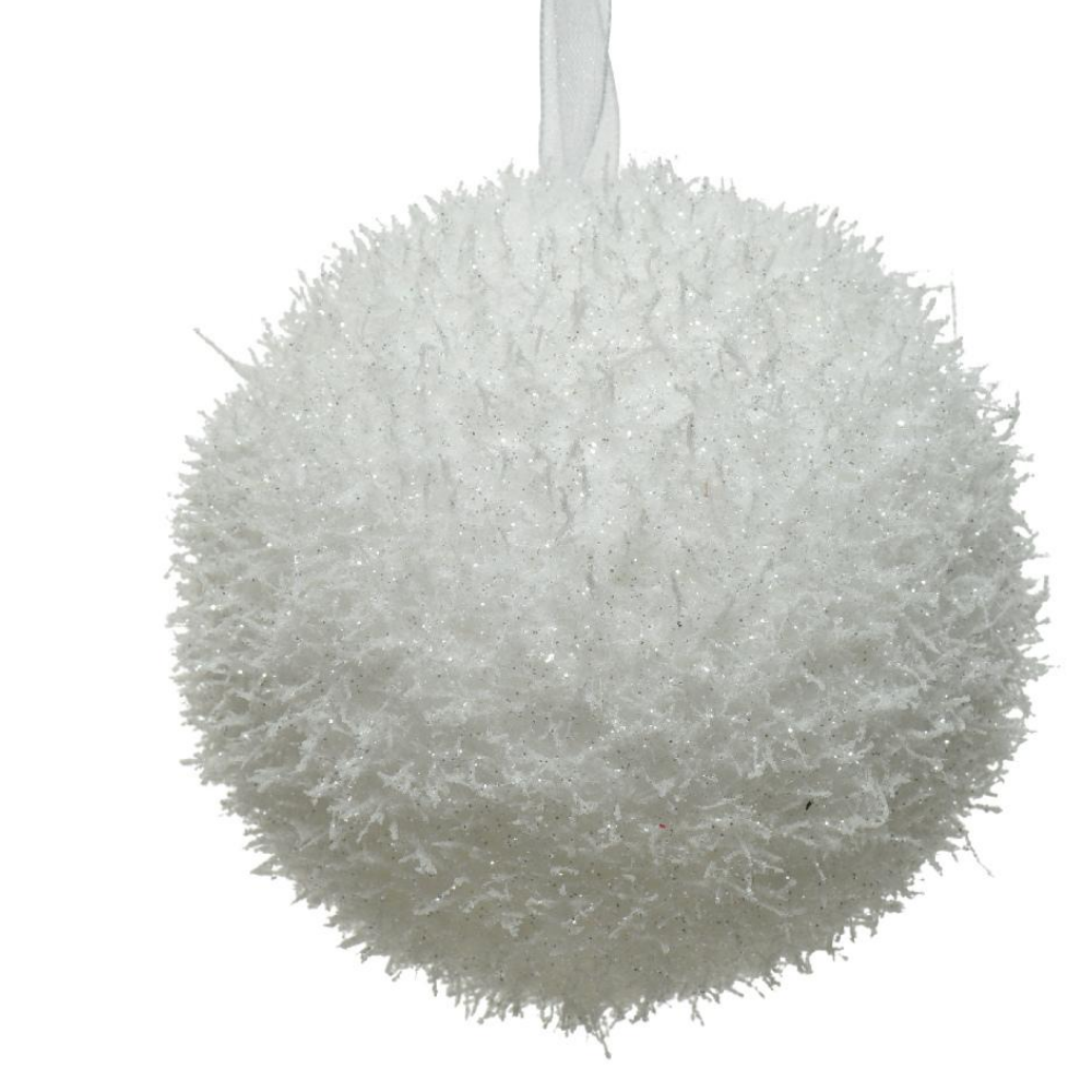 White Christmas Bauble