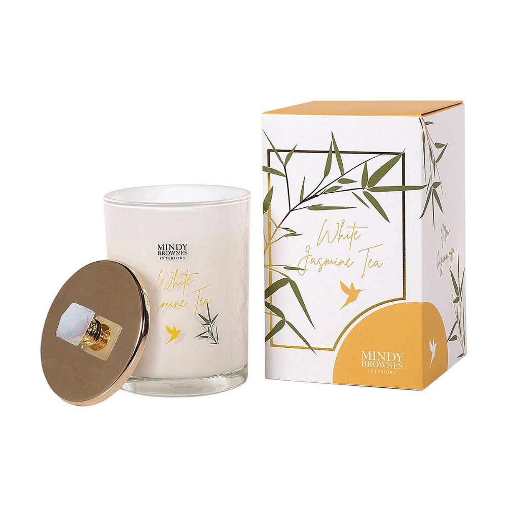 White Jasmine Tea Candle - The Gift & Art Gallery