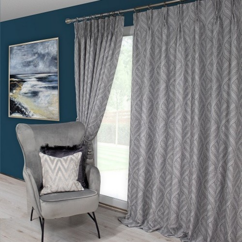 Sika Pair of Curtains, Grey