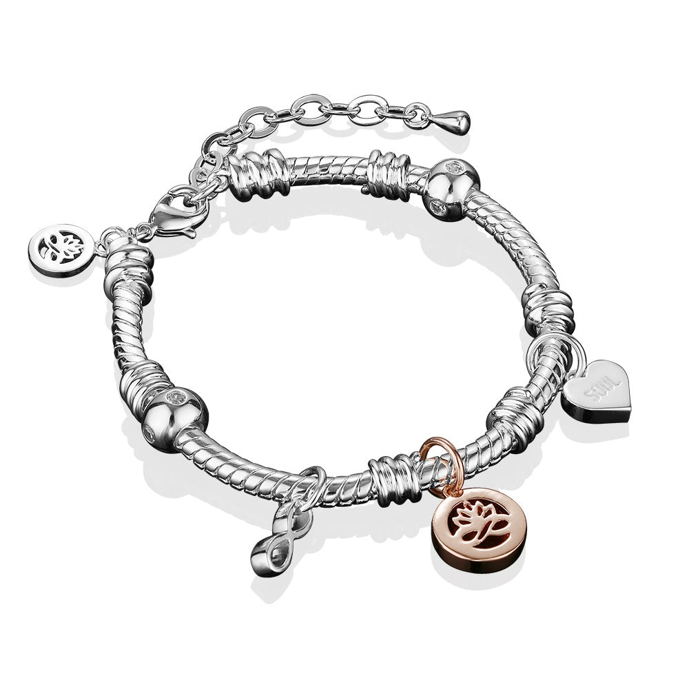 Silverplate Charm Bracelet