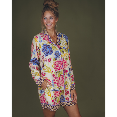 Floral Stencil Supersoft Pajamas