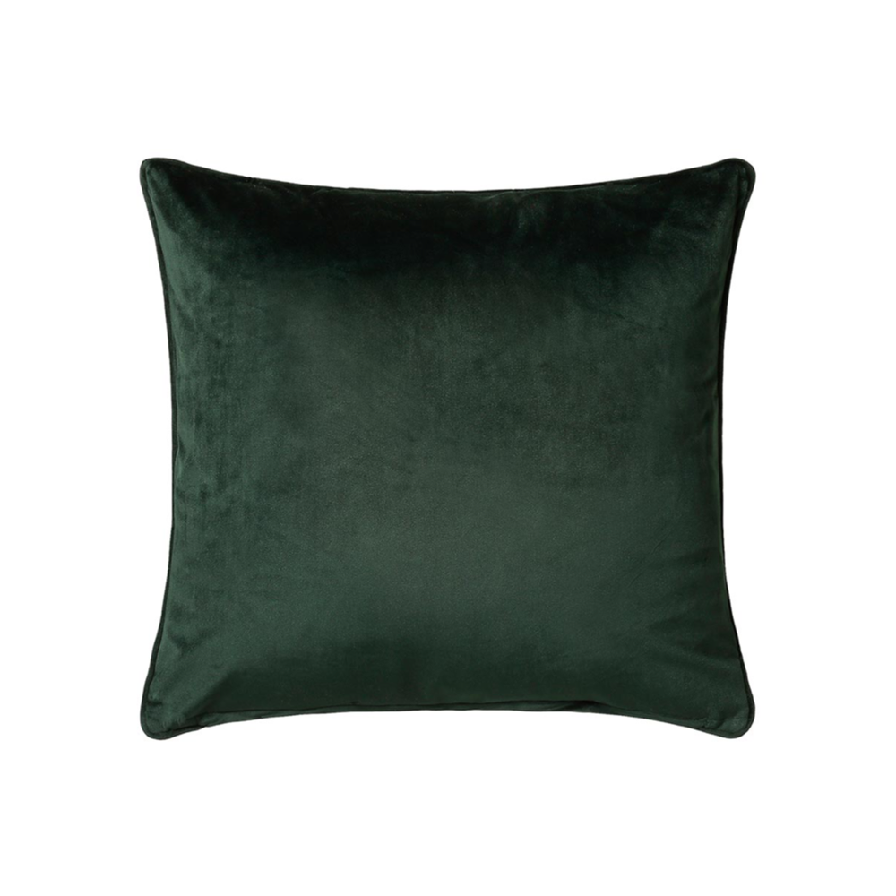 bellini forest green cushion 