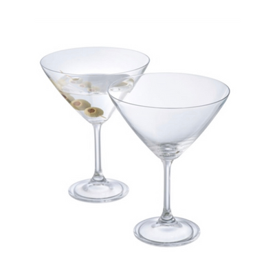 Elegance Martini Glasses Pair