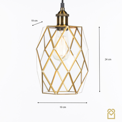 Alto Geometric Diamond Pendant