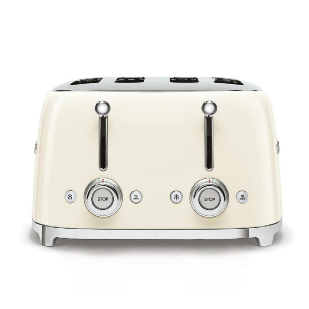 Smeg 4 Slice Toaster - Cream - The Gift & Art Gallery