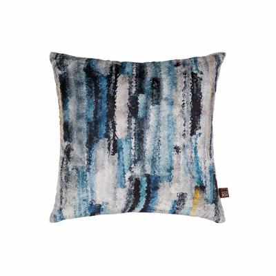 Elysia 43x43cm Cushion, Blue/Yellow