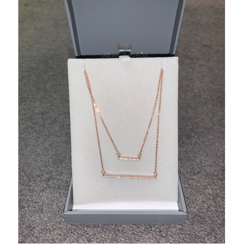 Rose Gold Layered Necklace