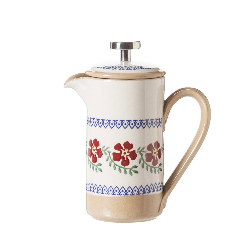 Small Cafetiere Old Rose - The Gift & Art Gallery