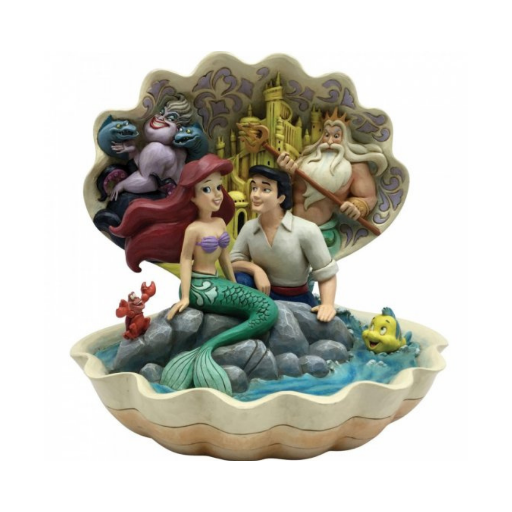 Seashell Scenario (The Little Mermaid Shell Scene Figurine)