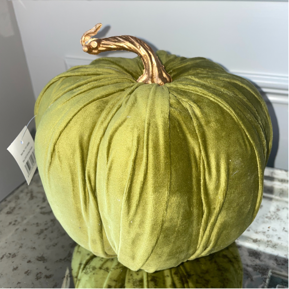 Velvet Green Pumpkin