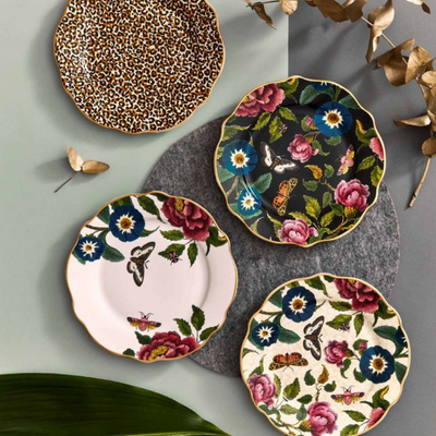 Creatures of Curiosity Set of 4 Dessert Plates