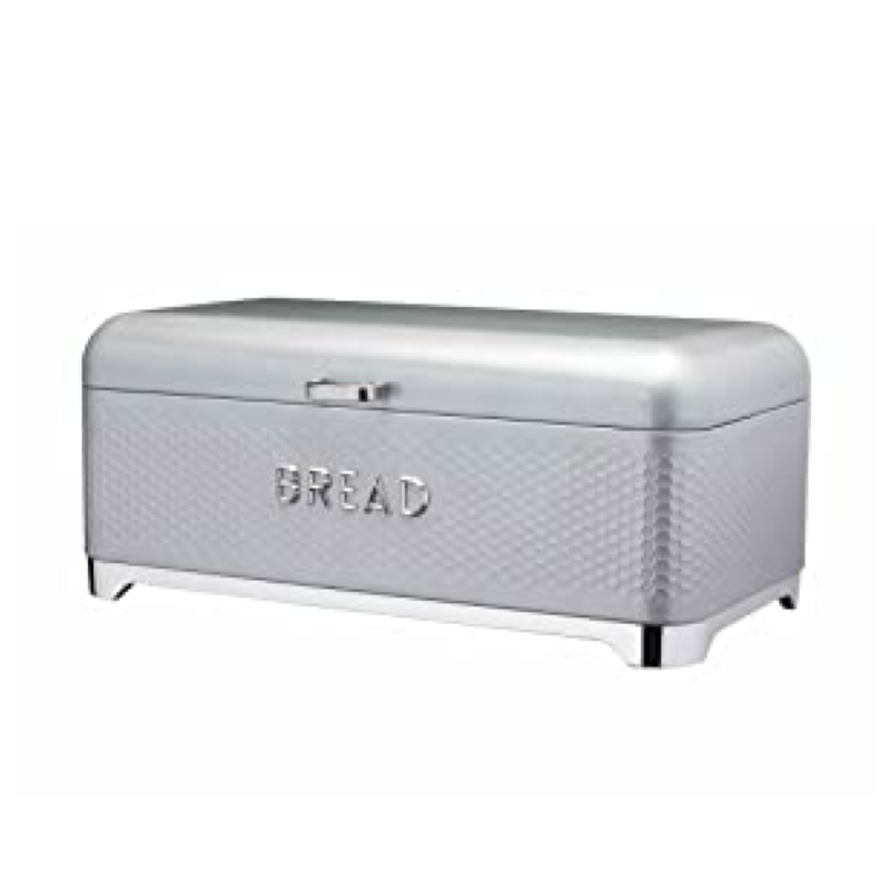 Lovello Textured Bread Bin- Shadow Grey