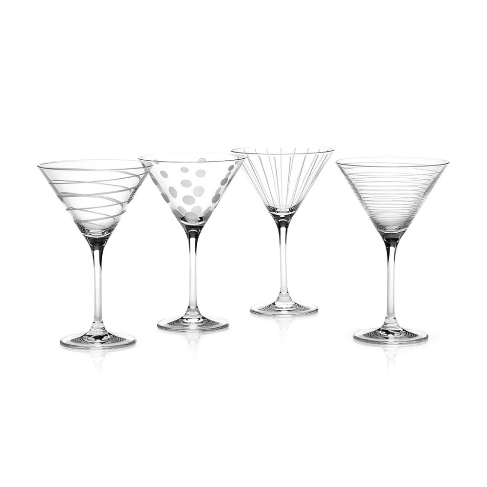 Cheers Martini Glasses - Set of 4