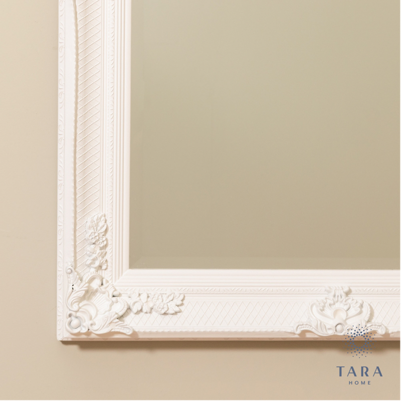 Elise Wall Mirror Antique White