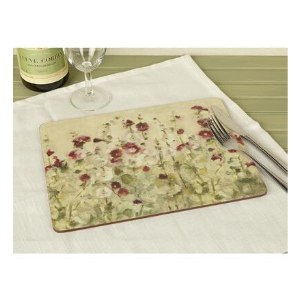 Wild Field Poppies Tile Pack Of 6 Medium Placemats