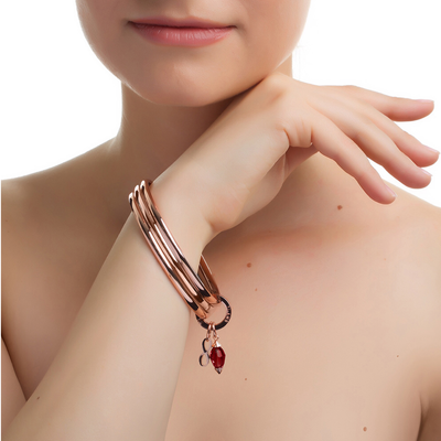 Triple Birthstone Bangle