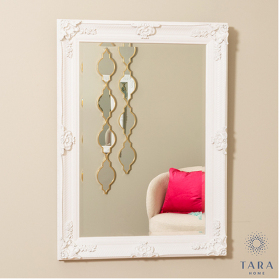 Elise Wall Mirror Antique White