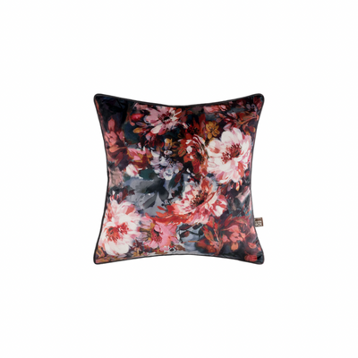 Alexis Cushion Charcoal / Rust