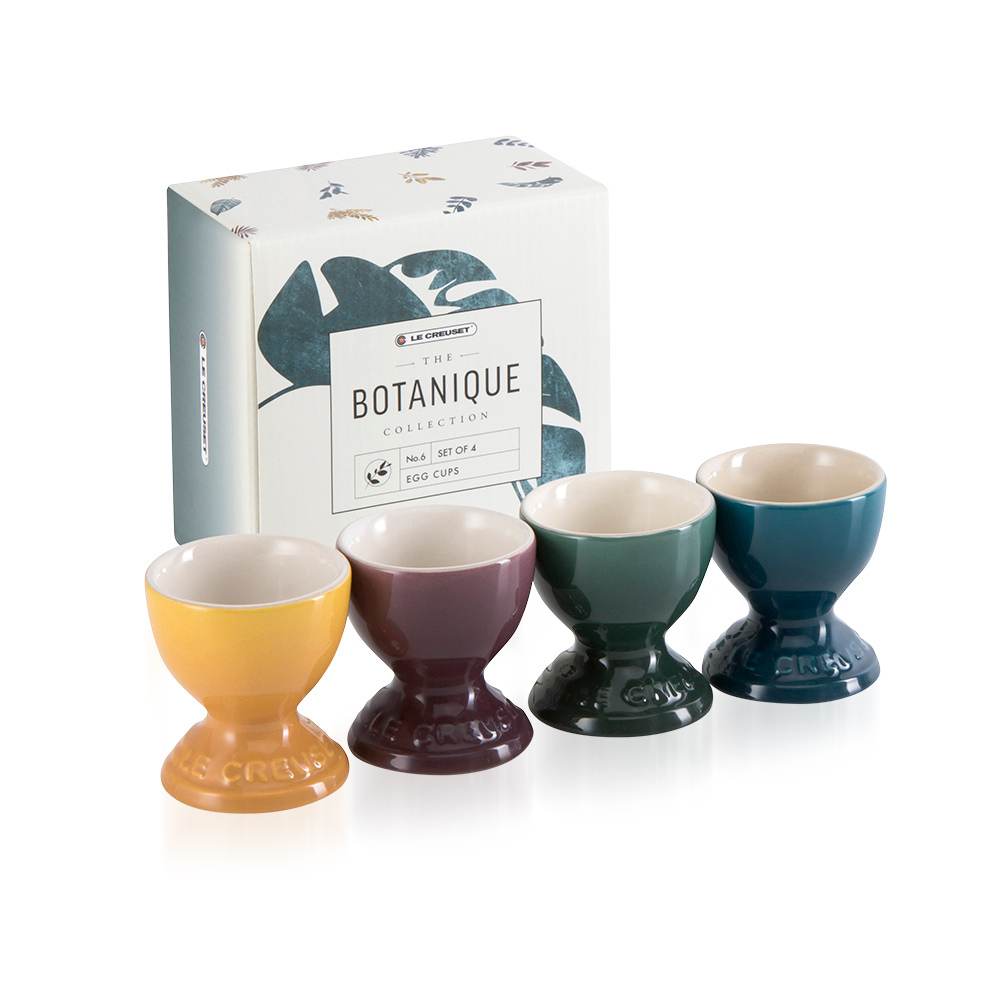 Set of 4 Egg Cups - Botanique Collection