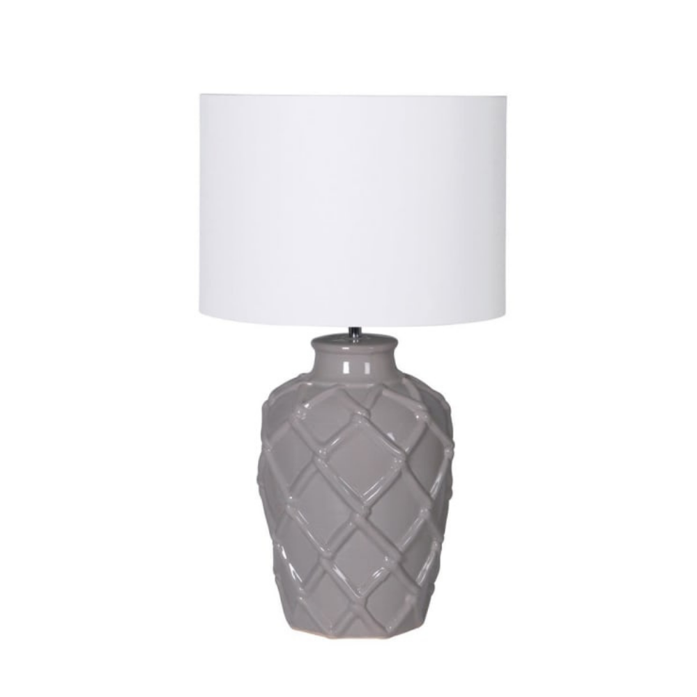 Grey Rope Lamp - The Gift & Art Gallery