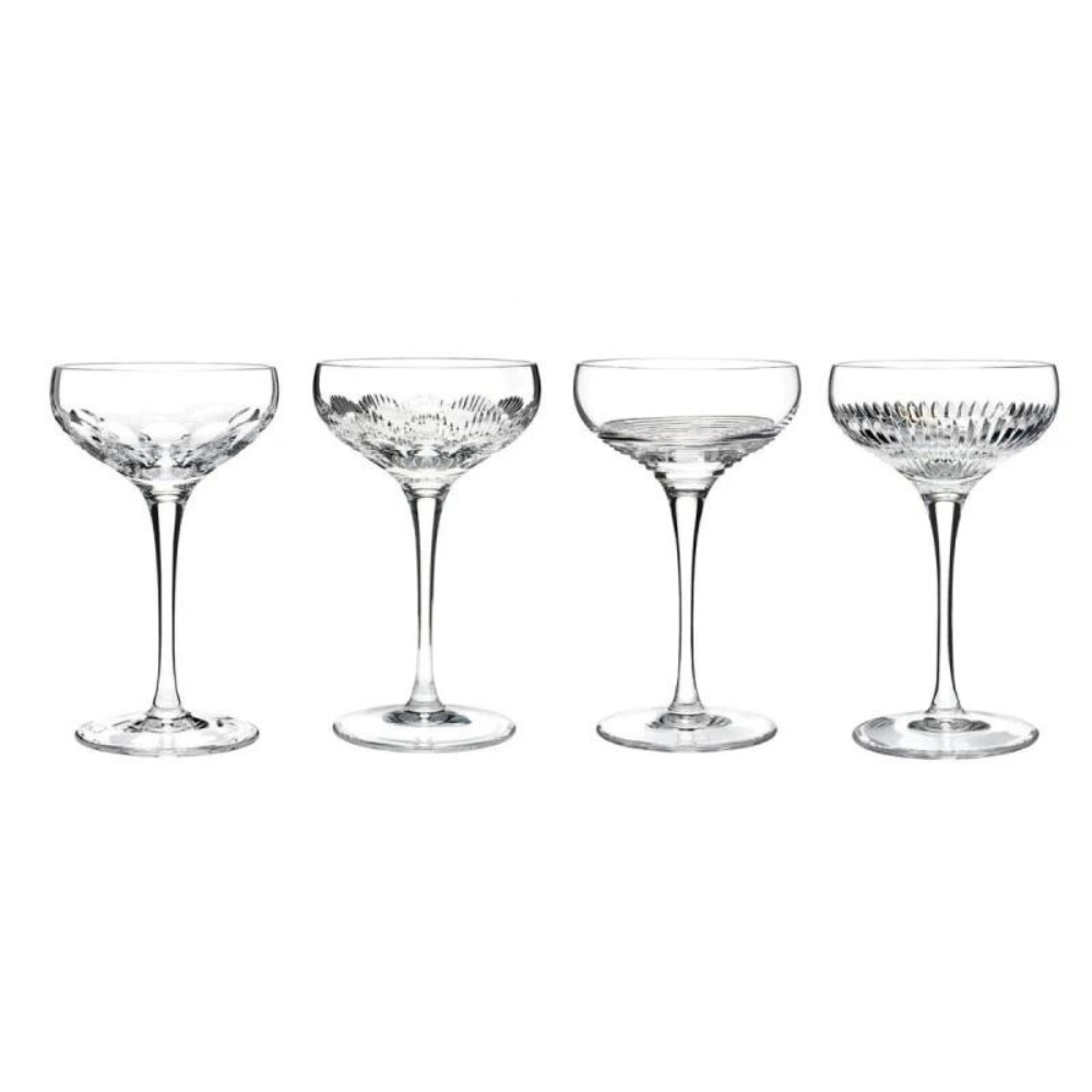 Mixology Set of 4 Clear Champagne Coupe