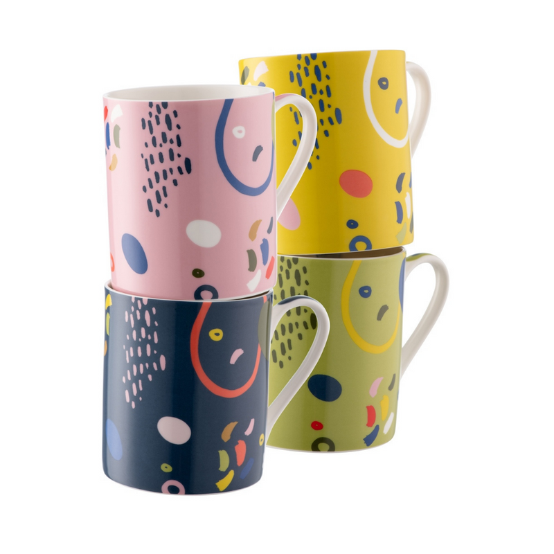 Verdant Mugs - Set of 4