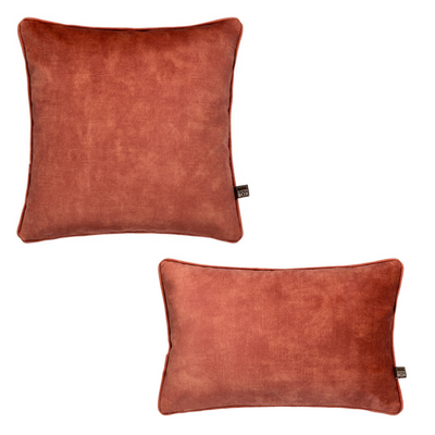 Etta Cushion, Salmon/Rose