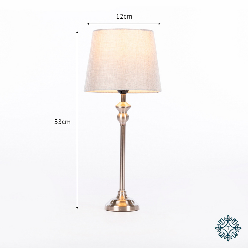 Dani Mini Buffet Lamp Silver 53cm