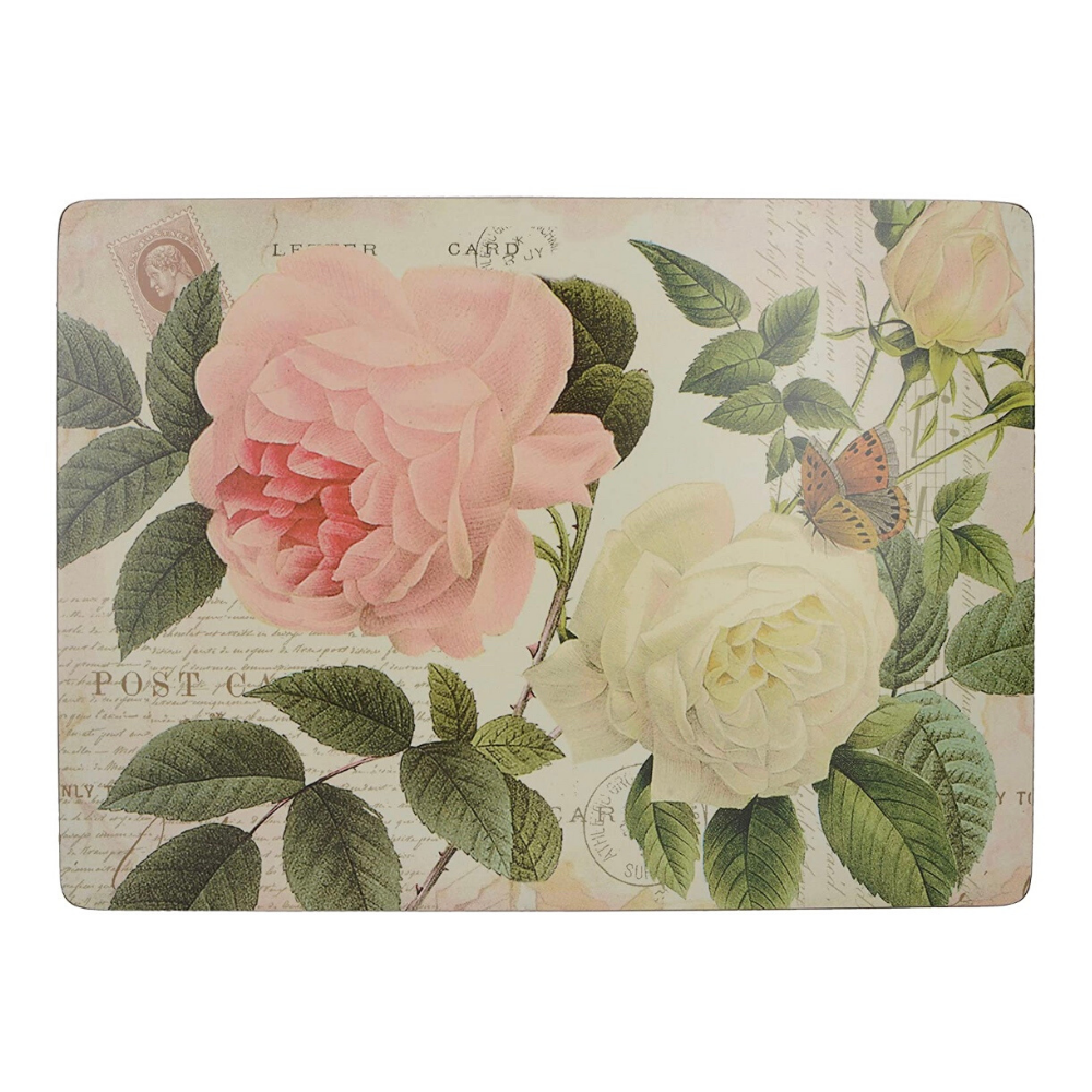 Rose Tile Pack Of 6 Medium Placemats